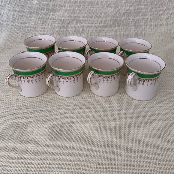 Solian Ware Simpsons Pottery Coffee Can Espresso Cup and Saucer x8 - Picture 3 of 10